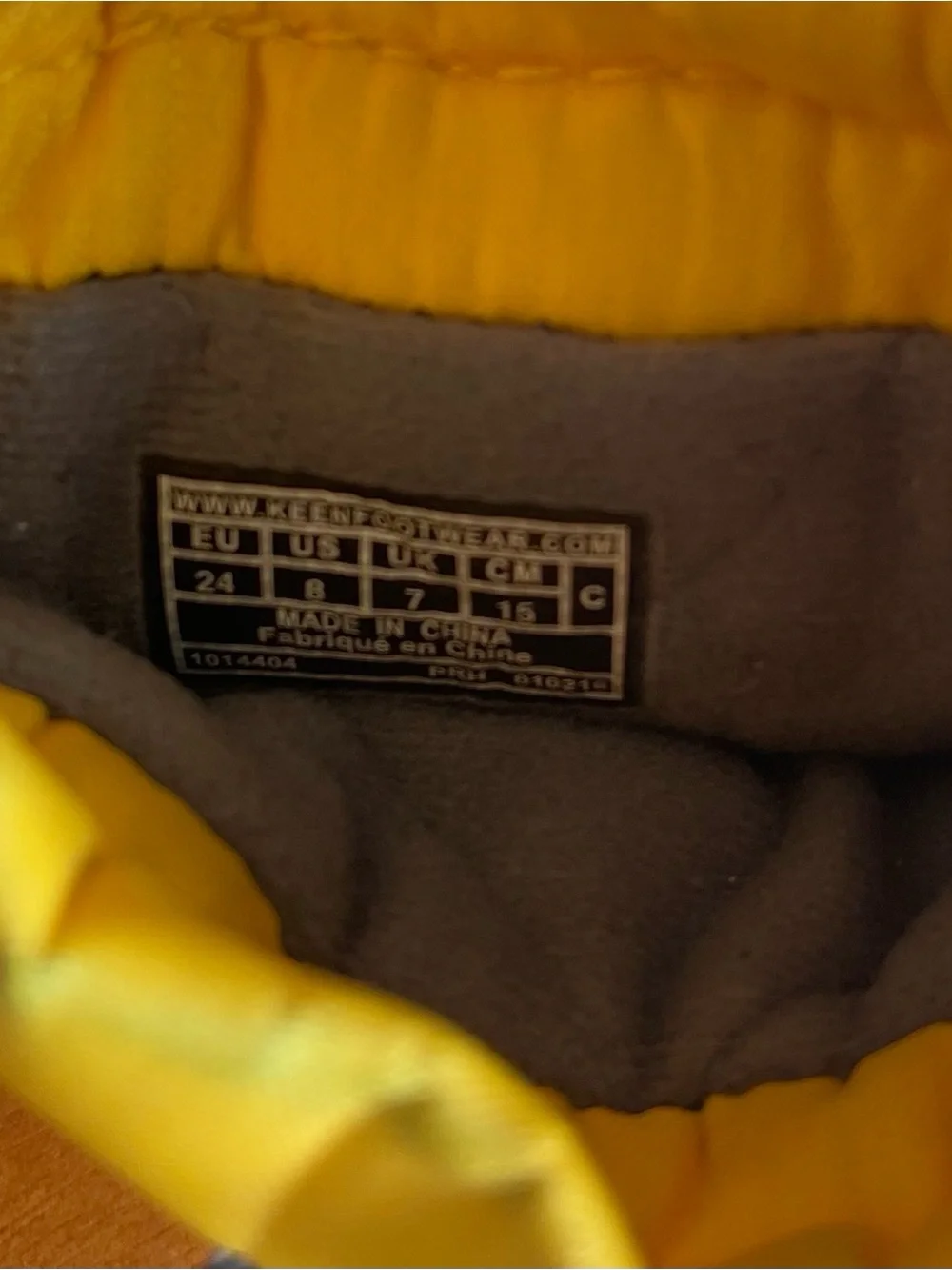 Keen Kids Navy and Yellow Waterproof Pull-On Rain Boots